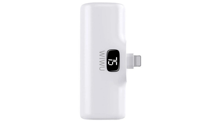 Портативное ЗУ Power Bank WIWU Wi-P017-L Lightning 5000 mAh White - фото