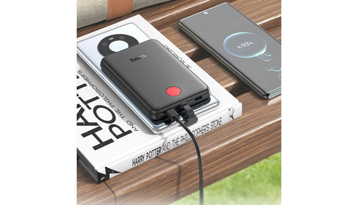 Портативное ЗУ Power Bank Hoco J133 Triumph PD20W + Type-C 5000 mAh Black - фото