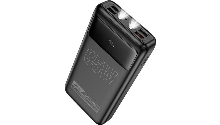 Портативное ЗУ Power Bank Hoco DB81 Apollo PD65W 30000 mAh Black - фото