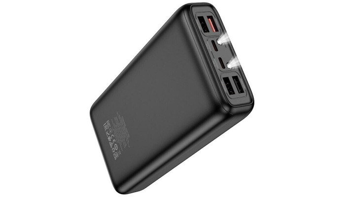 Портативное ЗУ Power Bank Hoco DB81 Apollo PD65W 30000 mAh Black - фото