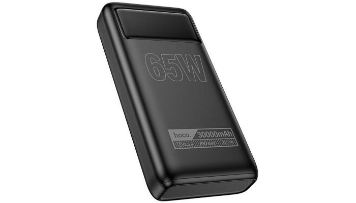 Портативное ЗУ Power Bank Hoco DB81 Apollo PD65W 30000 mAh Black - фото