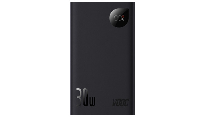 Портативное ЗУ Power Bank Baseus Adaman2 Digital Display 30W VOOС OS 20000 mAh (PPAD050101) Black - фото