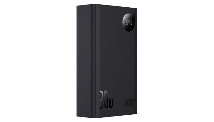 Портативное ЗУ Power Bank Baseus Adaman2 Digital Display 30W VOOС OS 20000 mAh (PPAD050101) Black - фото