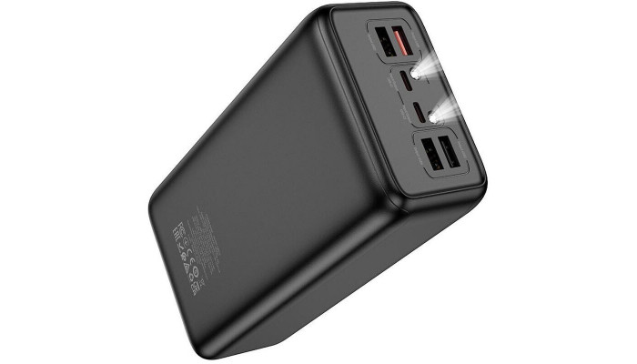 Портативное ЗУ Power Bank Hoco DB81A Apollo PD65W 50000 mAh Black - фото