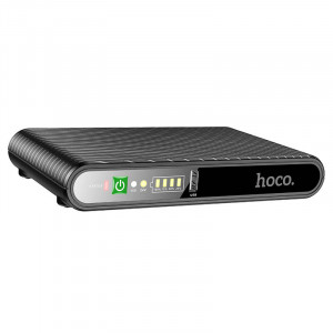 Источник бесперебойного питания Hoco DB63 Portable DC UPS для роутеров 5V/9V/12V 10000 mAh Black