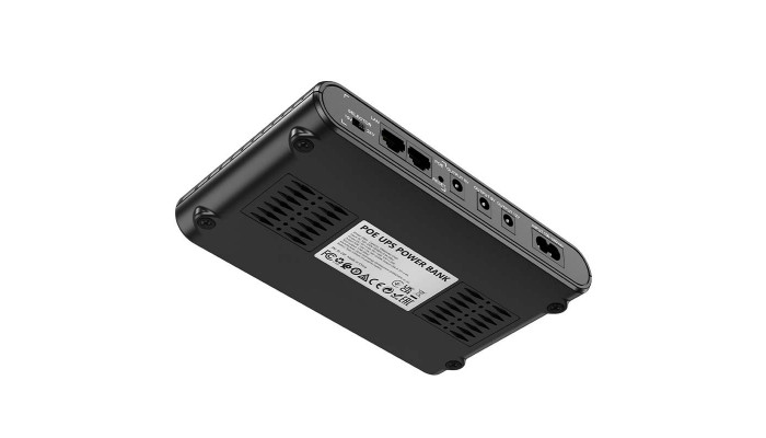 Источник бесперебойного питания Hoco DB63 Portable DC UPS для роутеров 5V/9V/12V 10000 mAh Black - фото