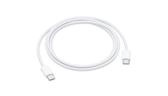 Дата кабель USB-C to USB-C for Apple (AAA) (1m) (box) White - фото