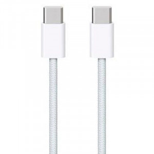 Дата кабель USB-C to USB-C FineWoven for Apple (AAA) (1m) (no box) White