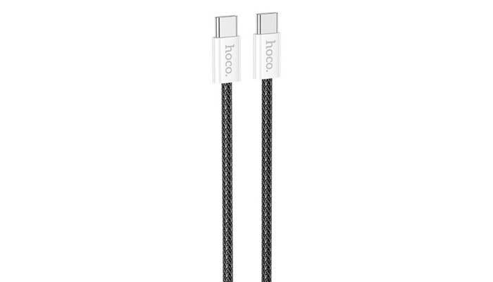 Дата кабель Hoco X104 Source 60W Type-C to Type-C (2m) Black - фото