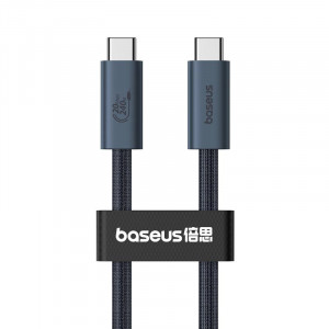 Дата кабель Baseus Flash 2 USB4 Full-Featured Type-C to Type-C 240W (1.8m) (P10311803112) Cluster Black