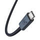 Дата кабель Baseus Flash 2 USB4 Full-Featured Type-C to Type-C 240W (1.8m) (P10311803112) Cluster Black - фото