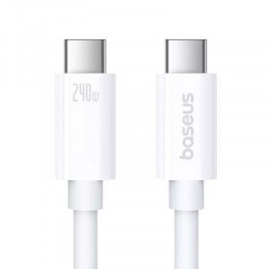 Дата кабель Baseus Superior 2 USB4 Full-Function Type-C to Type-C 240W (1.8m) (P10365200211-05) Moon White