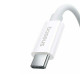 Дата кабель Baseus Superior 2 USB4 Full-Function Type-C to Type-C 240W (1.8m) (P10365200211-05) Moon White - фото