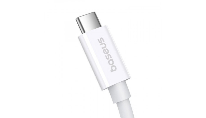 Дата кабель Baseus Superior 2 USB4 Full-Function Type-C to Type-C 240W (1.8m) (P10365200211-05) Moon White - фото