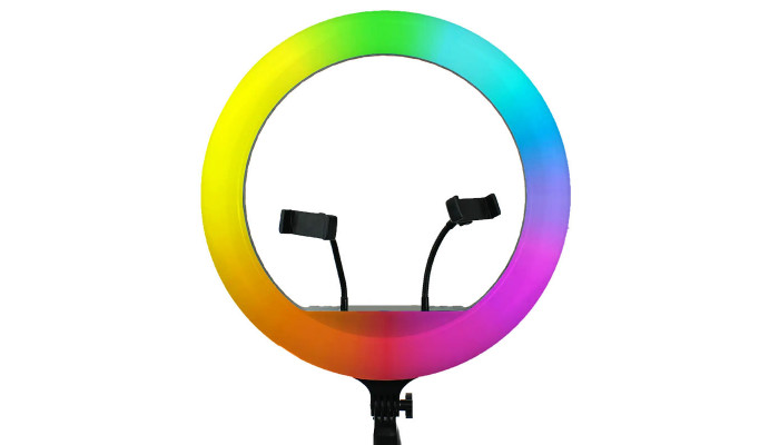 Кольцевая светодиодная LED лампа RGB Arc Ring 10