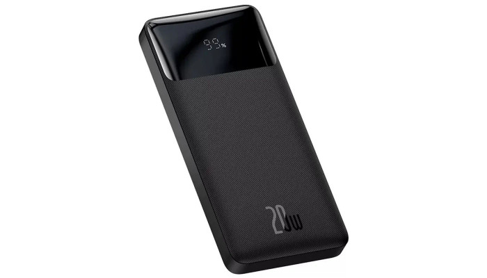 Портативний ЗП Baseus Bipow Overseas 20W 10000 mAh (PPBD050301) Black - фото