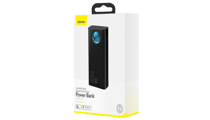 Портативное ЗУ Baseus Amblight 65W Overseas Edition 30000 mAh (PPLG000101) Black - фото