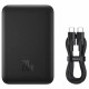 Портативний ЗП Power Bank Baseus Magnetic Mini 20W c БЗП 10000 mAh (PPCX070001) Black - фото