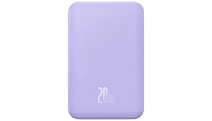 Портативний ЗП Power Bank Baseus Magnetic Mini OS 20W c БЗП 10000 mAh (PPCX110105) Purple - фото