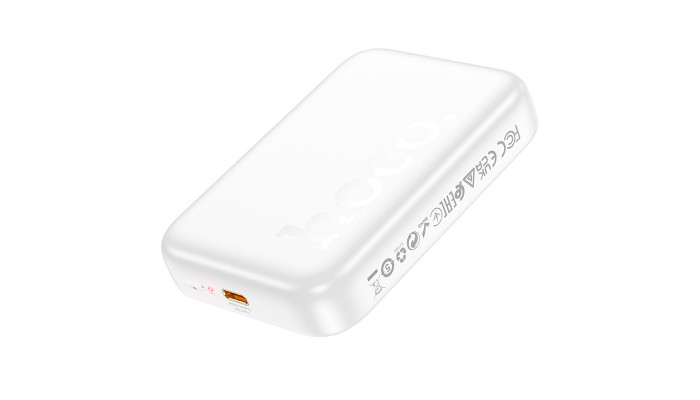 Портативний ЗП Power Bank Hoco J117A Esteem PD20W з БЗП 10000 mAh White - фото