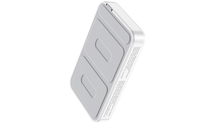 Зовнішній акумулятор Power Bank Hoco Q10 Transparent PD20W з БЗП 5000 mAh White - фото