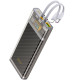 Внешний аккумулятор Power Bank Hoco J104 Discovery Edition 22.5W with cable 10000 mAh Gray - фото
