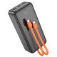 Зовнішній акумулятор Power Bank Hoco J119B Sharp charge 22.5W+PD20W 30 000 mAh Black - фото