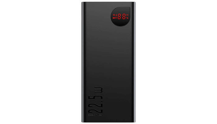 Портативное ЗУ Baseus Adaman Digital Display 22.5W 40000mAh (PPAD020101) Black - фото