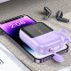 Зовнішній акумулятор Power Bank Hoco Q20 Fountain 22.5W+PD20W 10000 mAh Purple - фото