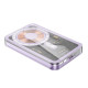 Зовнішній акумулятор Power Bank Hoco Q14 Ice Crystal PD20W з БЗП 5000 mAh Purple - фото
