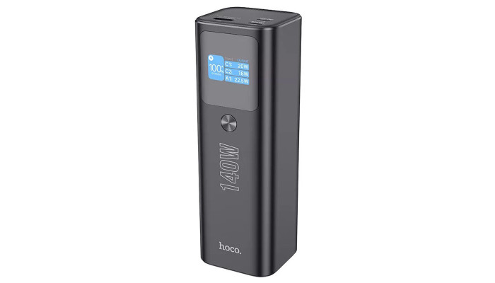 Внешний аккумулятор Power Bank Hoco Q17 Electric PD140W 25000 mAh Black - фото