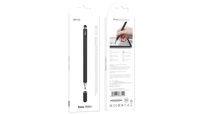 Стилус Hoco GM103 Universal Capacitive Pen Черный - фото