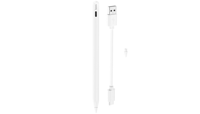 Стилус Hoco GM113 Active capacitice pen for iP White - фото