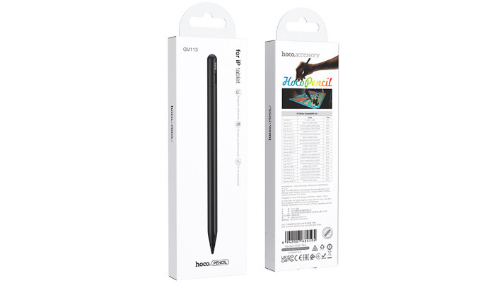 Стилус Hoco GM113 Active capacitice pen for iP Black - фото