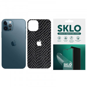 Защитная пленка SKLO Back (на заднюю панель+лого) Snake для Apple iPhone XS Max (6.5