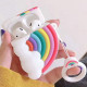 Силиконовый футляр Fairy Tale series для наушников AirPods 1/2 Rainbow - фото