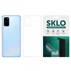 Защитная гидрогелевая пленка SKLO (на заднюю панель) для Samsung Galaxy A80 Матовый