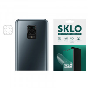 Защитная гидрогелевая пленка SKLO (на камеру) 4шт. для Xiaomi Redmi 10X 5G /10X Pro 5G Прозрачный