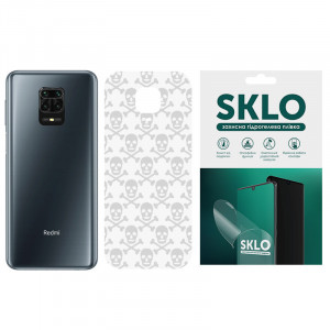 Захисна плівка SKLO Back (на задню панель) Transp. для Xiaomi Poco X3 NFC / Poco X3 Pro Прозорий / Черепи