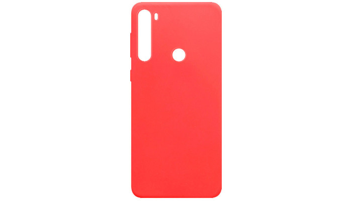 Силиконовый чехол Candy для Xiaomi Redmi Note 8 / Note 8 2021 Красный - фото