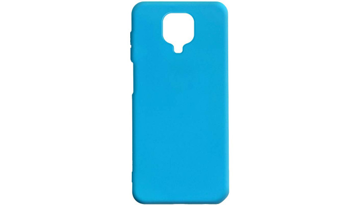Силіконовий чохол Candy для Xiaomi Redmi Note 9s / Note 9 Pro / Note 9 Pro Max Блакитний - фото