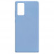 Силіконовий чохол Candy для Samsung Galaxy Note 20 Блакитний / Lilac Blue