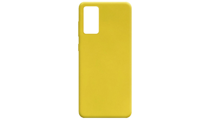 Силіконовий чохол Candy для Samsung Galaxy Note 20 Жовтий - фото