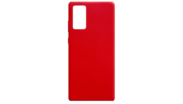 Силиконовый чехол Candy для Samsung Galaxy Note 20 Красный - фото
