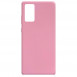 Силіконовий чохол Candy для Samsung Galaxy Note 20 Рожевий