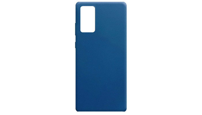 Силіконовий чохол Candy для Samsung Galaxy Note 20 Синій - фото