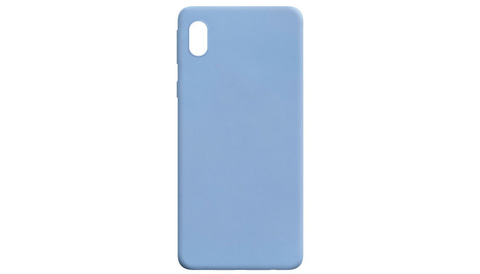Силиконовый чехол Candy для Samsung Galaxy M01 Core / A01 Core Голубой / Lilac Blue - фото