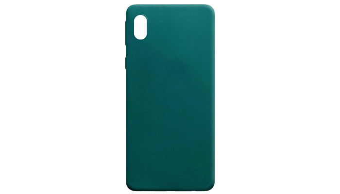Силіконовий чохол Candy для Samsung Galaxy M01 Core / A01 Core Зелений / Forest green - фото