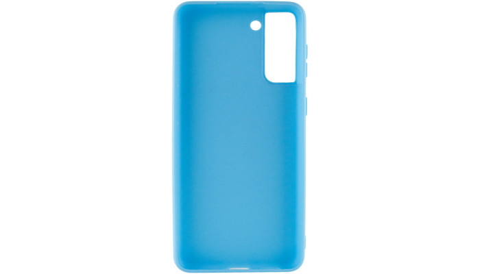 Силіконовий чохол Candy для Samsung Galaxy S21+ Блакитний - фото