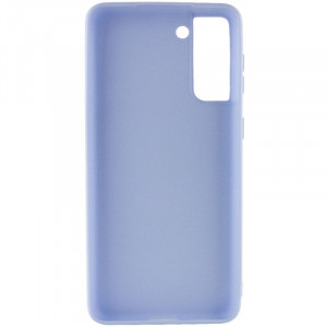 Силіконовий чохол Candy для Samsung Galaxy S21+ Блакитний / Lilac Blue